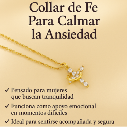 Collar Cruz con Corona Giratoria
